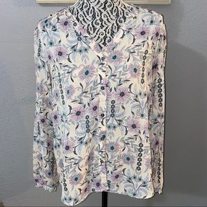 Lauren Conrad Women’s Floral Blouse